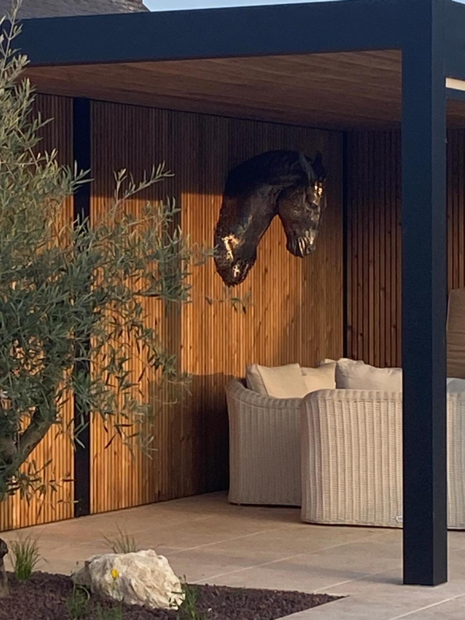 Le Cheval Bleu Hotel Larcay Buitenkant foto